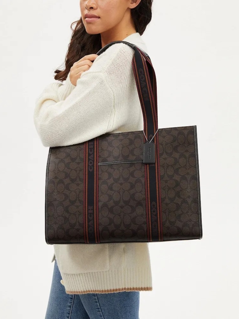 Large Smith Coach Tote Bag. Like New